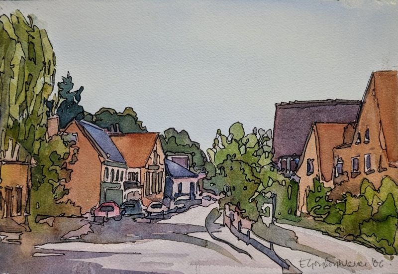 Main street into Rissen village