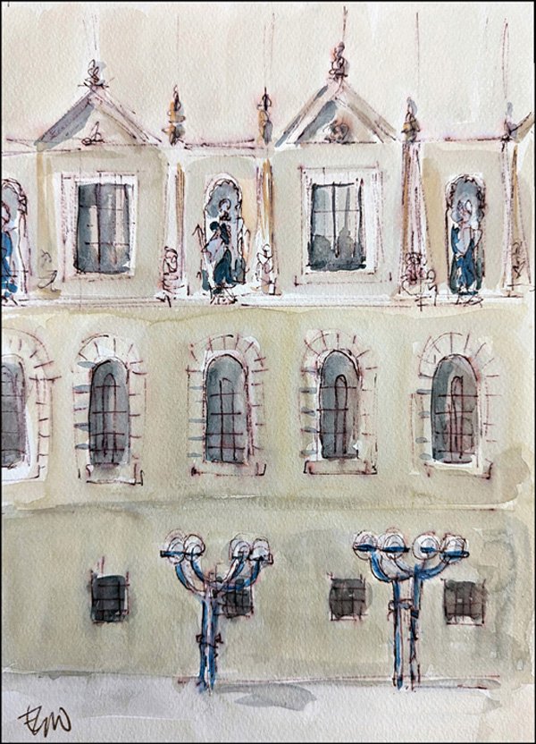 Facade of Hamburg Town Hall (Rathaus)