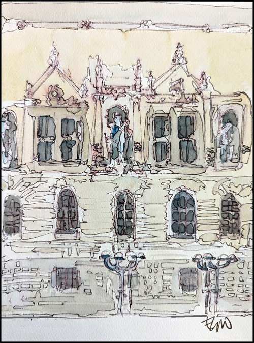Facade of Hamburg Town Hall (Rathaus)